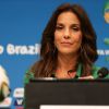 Ivete Sangalo participa de coletiva de imprensa antes de cantar na final da Copa do Mundo, no Rio de Janeiro (12 de julho de 2014)