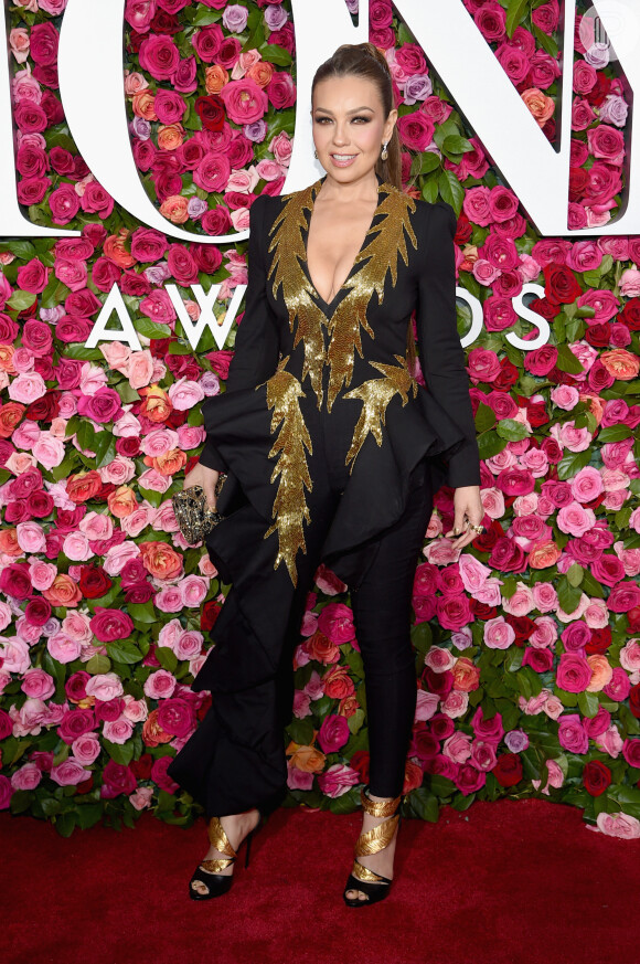Thalía na 72ª edição do Tony Awards, realizada no Radio City Music Hall, em Nova York, neste domingo, 10 de junho de 2018
