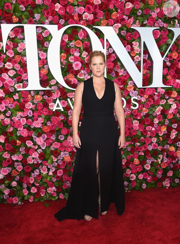 Amy Schumer na 72ª edição do Tony Awards, realizada no Radio City Music Hall, em Nova York, neste domingo, 10 de junho de 2018