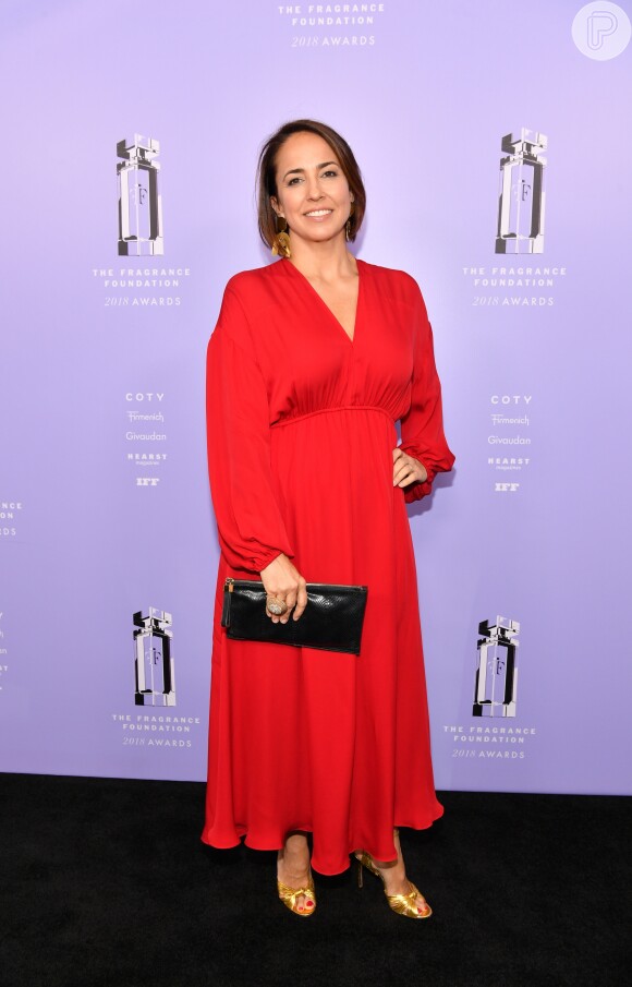 Anne Fulenwider no 2018 Fragrance Foundation Awards, realizado no Alice Tully Hall, no Lincoln Center, em Nova York, nesta terça-feira, 12 de junho de 2018