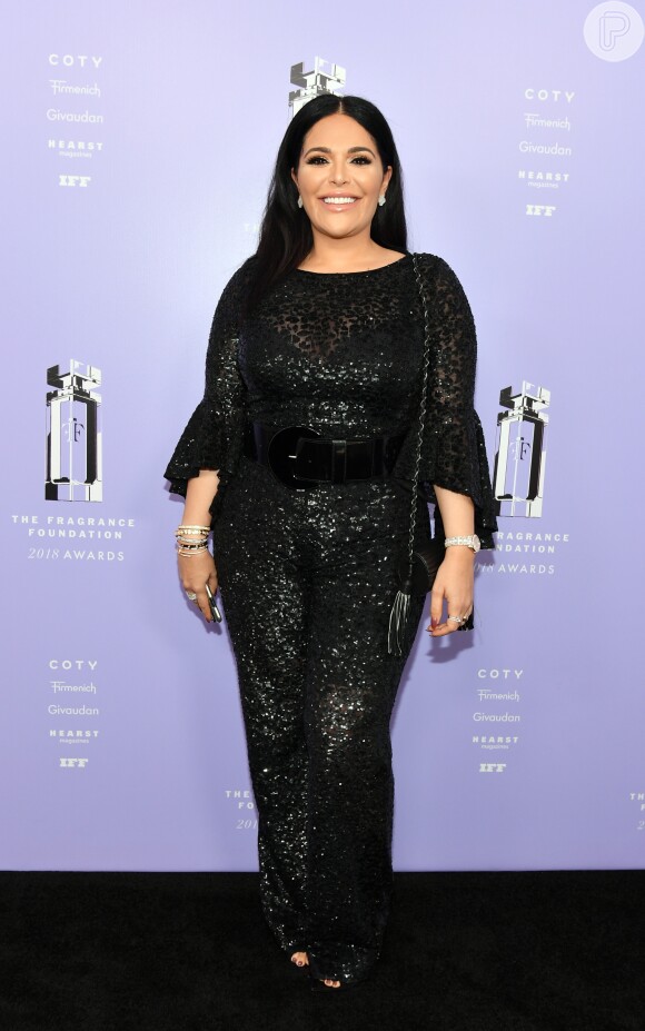 Mona Kattan no 2018 Fragrance Foundation Awards, realizado no Alice Tully Hall, no Lincoln Center, em Nova York, nesta terça-feira, 12 de junho de 2018