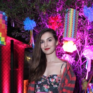Marina Moschen também foi ao Arraial da Arara