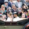 Meghan Markle chegou em uma carruagem com Príncipe Harry para a corrida de cavalos Royal Ascot na Inglaterra nessa terça-feira (19)