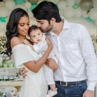 Filho de Aline Dias e Rafael Cupello, Bernardo é batizado: 'Nosso amor'. Fotos!