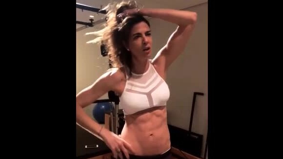 Luciana Gimenez exibiu corpo musculoso após praticar pilates