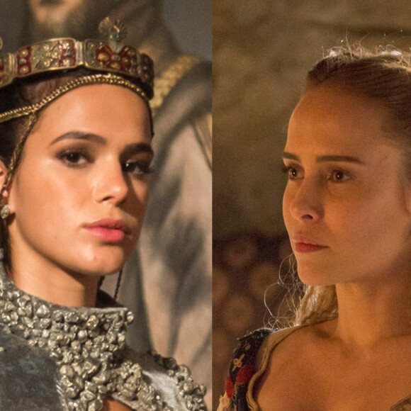 Diana (Fernanda Nobre) encara Catarina (Bruna Marquezine) e ameaça lhe desmascarar a Afonso (Romulo Estrela) nos próximos capítulos da novela 'Deus Salve o Rei'