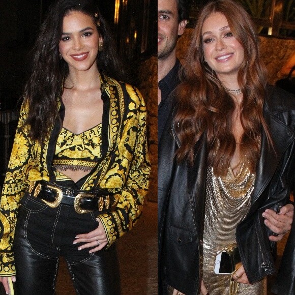 Marina Ruy Barbosa e Bruna Marquezine se divertem em pista de dança em vídeo oficial da festa da ruiva, em 1º de julho de 2018