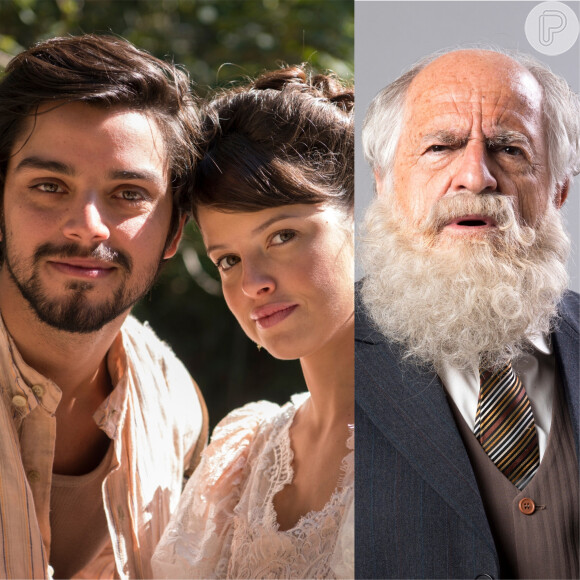 Barão (Ary Fontoura), avô de Ema (Agatha Moreira), reprova o noivado da neta com Ernesto (Rodrigo Simas) nos próximos capítulos da novela 'Orgulho e Paixão'