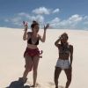 Ex-BBBs Ana Clara e Gleici Damasceno dançaram 'Sua Cara' nos Lençóis Maranhenses e publicaram vídeo no Instagram nesta terça-feira, 2 de julho de 2018