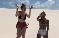 Ex-BBBs Ana Clara e Gleici Damasceno dançaram 'Sua Cara' nos Lençóis Maranhenses e publicaram vídeo no Instagram nesta terça-feira, 2 de julho de 2018