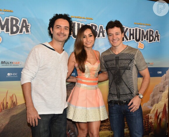 Sabrina Sato também dublou a animação 'Khumba' com Marco Luque e Rodrigo Faro