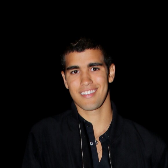 O modelo Pietro Baltazar no lançamento da coleção 'Urban', da grife de calçados Democrata, em São Paulo, na noite desta quarta-feira, 4 de julho de 2018