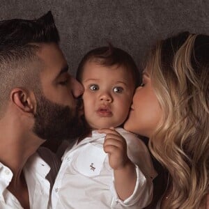 Andressa Suita e Gusttavo Lima são pais do pequeno Gabriel, que completou 1 ano em junho de 2018