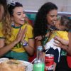 Aline Dias acompanharam eliminação do Brasil da Copa do Mundo da Rússia 