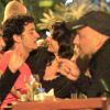 Helena Rinaldi curte noite romântica com o namorado, Allan Souza, em restaurante japonês no Rio