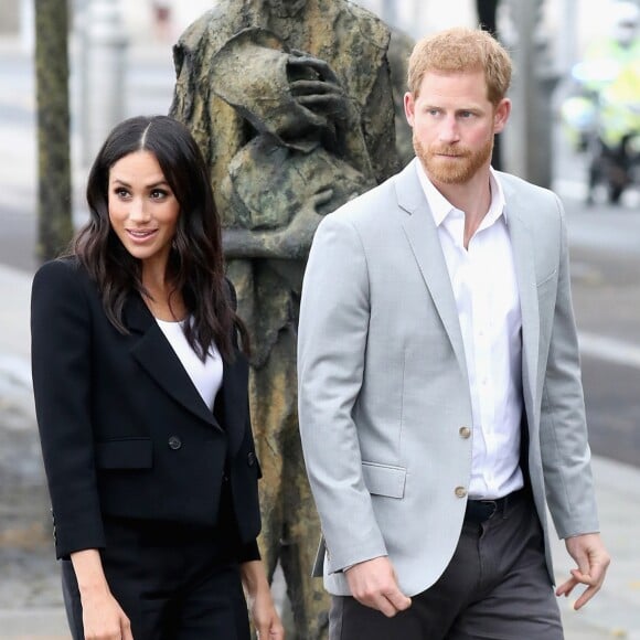 Meghan Markle e Príncipe Harry almoçaram em um restaurante no centro de Dublin