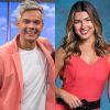 Otaviano Costa deixa mensagem positiva para Vivian Amorim nesta segunda-feira, 16 de julho de 2018, dia de sua estreia como apresentadora do 'Vídeo Show'