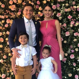 Wesley Safadão fez uma festa para comemorar os 4 da filha nesta segunda-feira, 17 de julho de 2018