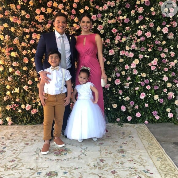 Wesley Safadão fez uma festa para comemorar os 4 da filha nesta segunda-feira, 17 de julho de 2018