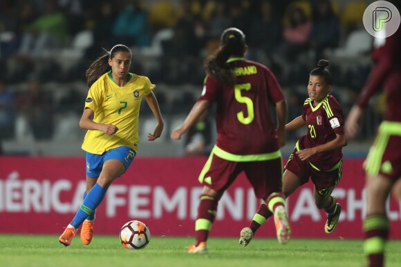 Atacante da seleção brasileira, Andressa Alves foi a primeira brasileira contratada no Barcelona