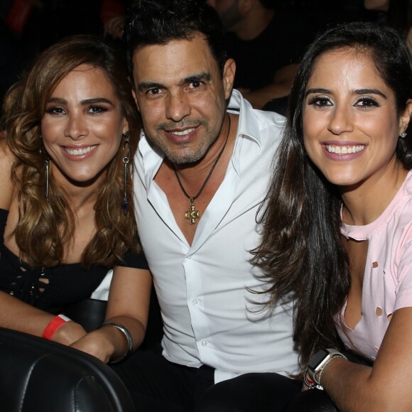 'A relação de todos nós é muito tranquila e de bastante respeito', disse Graciele Lacerda sobre a relação com as filhas de Zezé Di Camargo, Wanessa Camargo e Camilla Camargo