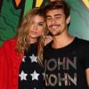Bruno Montaleone e Sasha Meneghel estão aproveitando férias juntos no Brasil