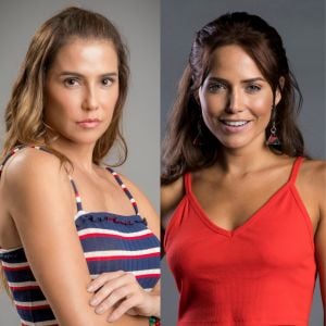 Rosa (Leticia Colin) vai queimar Karola (Deborah Secco) ao ser ameaçada com um facão, nos próximos capítulos da novela 'Segundo Sol'