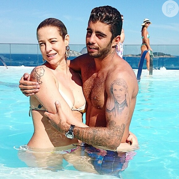 Pedro Scooby gosta de exibir a mulher, Luana Piovani, no Instagram