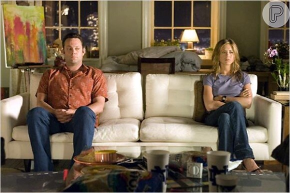 Vince Vaughn e Jennifer Aniston protagonizaram o filme 'Separados pelo Casamento', em 2006