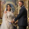 A designer Samara Costa e o consultor financeiro Márcio Spinelli se casaram em São Paulo, nesta quinta-feira, 26 de julho de 2018