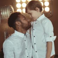 Neymar mostra intimidade com o filho, Davi Lucca, em campanha para marca. Fotos!