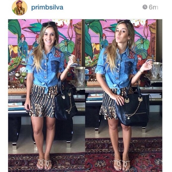 Blogueira de moda Priscilla Silva tem 26 anos e é dona de uma franquia de sapatos em Fortaleza