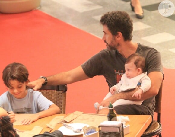 Eriberto Leão é pai de João, de 7 anos, e Gael, de 11 meses