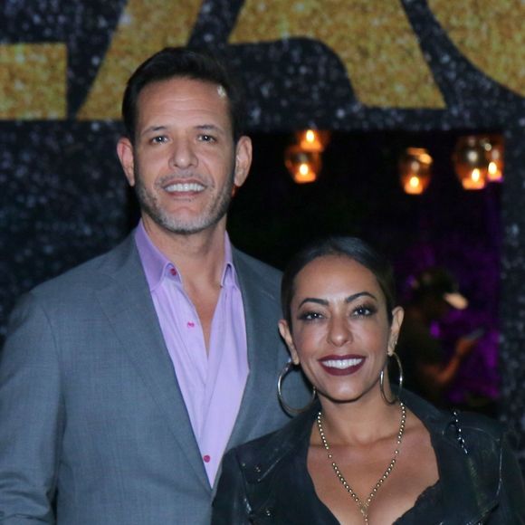 Samantha Schmütz prestigia aniversário de 44 anos da cantora Preta Gil em festa realizada na Ilha Itanhangá, Barra da Tijuca, zona oeste do Rio de Janeiro, na noite desta quarta-feira, 8 de agosto de 2018