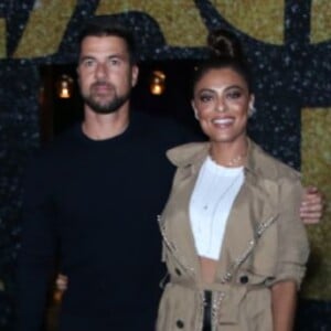 Juliana Paes prestigia aniversário de 44 anos da cantora Preta Gil em festa realizada na Ilha Itanhangá, Barra da Tijuca, zona oeste do Rio de Janeiro, na noite desta quarta-feira, 8 de agosto de 2018