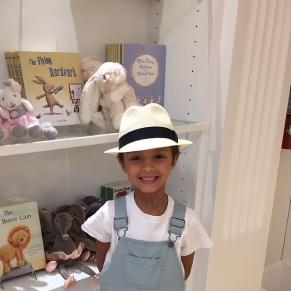 Arthur, de 7 anos, é filho de Eliana com João Marcelo Bôscoli