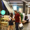 Edson Celulari faz compras e passeia com a filha, Sophia, no Shopping Rio Design, no Rio de Janeiro, em 5 de agosto de 2014