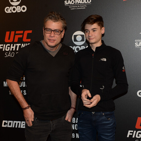 Fábio Assunção publicou foto com os filhos, João e Ella Felipa, em seu perfil pessoal no Instagram