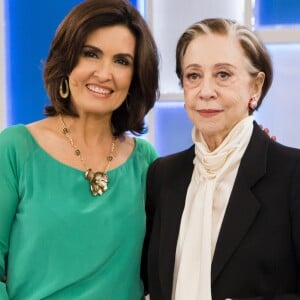 Fátima Bernardes gravou com Fernanda Montenegro na novela 'Babilônia', em 2015