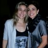 Fernanda Gentil e a namorada, Priscila Montandon, posaram juntas antes do show de Sandy