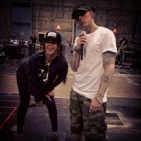 Rihanna ensaia com Eminem para a estreia da The Monster Tour juntos
