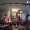 Fred publicou um vídeo em que aparece dançando de sunga, ao lado da sua família, nesta quarta-feira, 6 de agosto de 2014