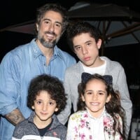 Marcos Mion canta rock com filhos em vídeo: 'Levam no DNA a loucura do pai'