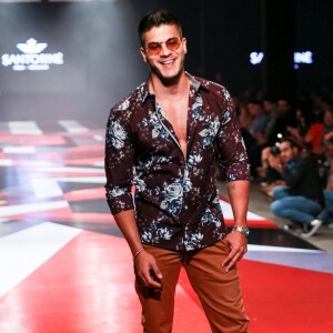 Arthur Aguiar também participou do Mega Moda Fashion, em Goiania, nesta sexta-feira, dia 31 de agosto de 2018
