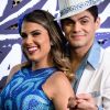 Lucas Veloso e a bailarina Nathalia Mello completaram nove meses de namoro nesta segunda-feira, 3 de setembro de 2018