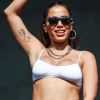 Anitta cantou as músicas '100 Grados' e 'Downtown' no programa argentino 'Talent Fox'