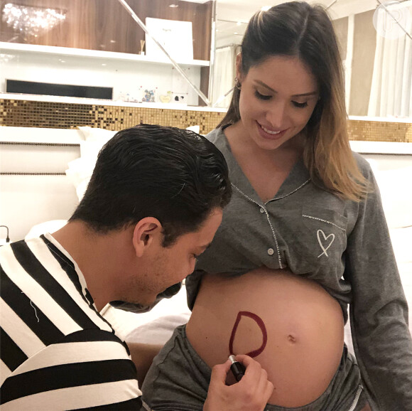 Thyane Dantas está na reta final da gravidez do segundo filho de Wesley Safadão