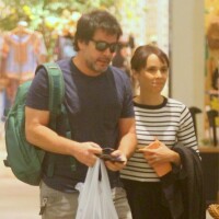Débora Falabella e Murilo Benício passeiam em shopping no Rio. Fotos!