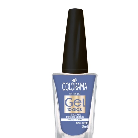 Quer um visual moderno nas unhas? A linha de esmaltes com efeito em gel de Colorama tem o Azul, Bebê!