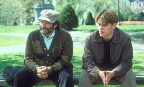 Robin Williams em 'O Gênio Indomável' (1997), que lhe rendeu o Oscar de ator coadjuvante